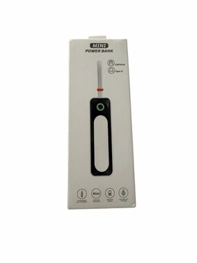 5000mAh Mini Portable Power Bank Built-In USB Phone Charger Blue